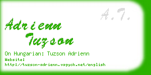 adrienn tuzson business card